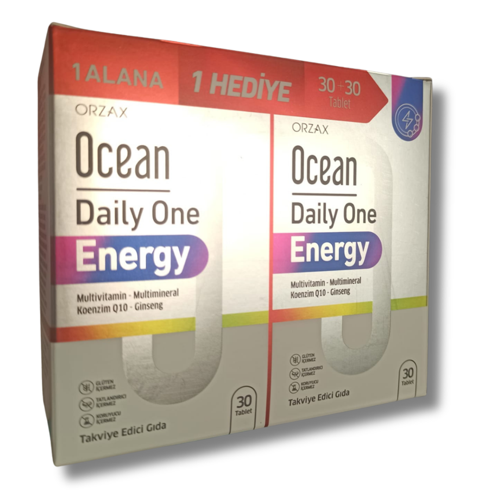Ocean Daily One Energy 30+30 Tablet - 1 Alana 1 Hediye
