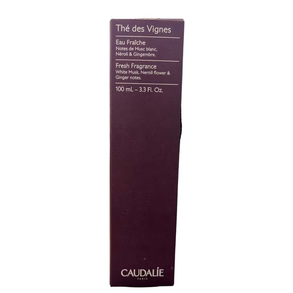 Caudalie The Des Vignes Energizing Fragrance Zencefil ve Beyaz Misk Aromalı Parfüm 100 ml