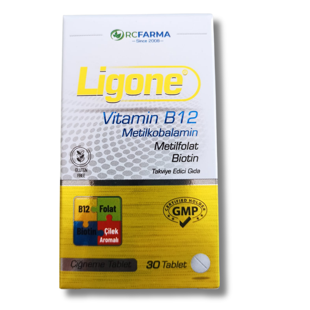 Ligone Vitamin B12 30 Çiğneme Tablet