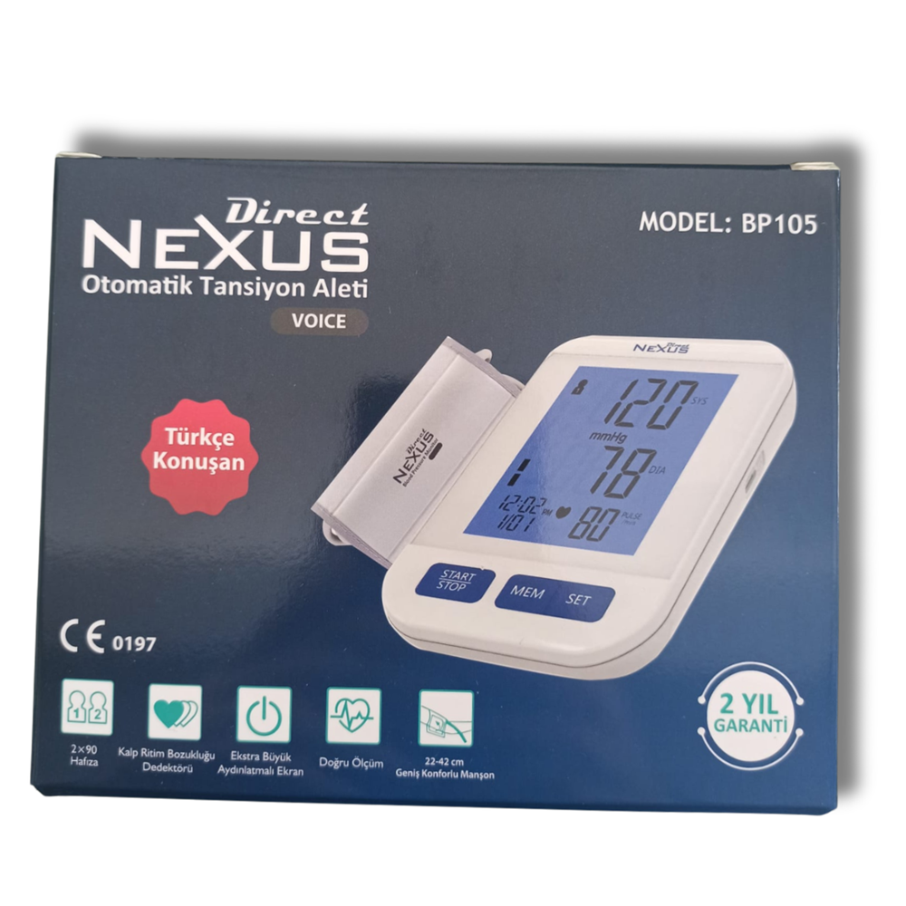 Direct Nexus Voice Bp105 Otomatik Konuşan Tansiyon Aleti