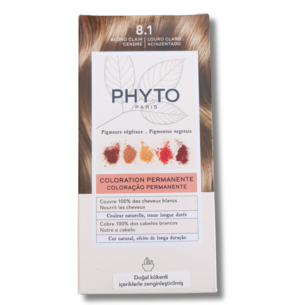 Phyto Color Saç Boyası - 8.1 Küllü Sarı