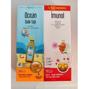 Ocean Balık Yağı 150 ml + Imunol Şurup 150 ml