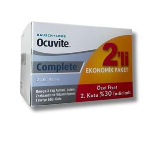 Ocuvite Complete 60 Kapsül - 2'li Fırsat Paketi