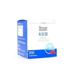 Ocean Krill Yağı Takviye Edici Gıda 700 mg 30 Kapsül