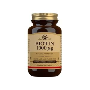 Solgar Biotin 1000 mcg 50 Kapsül