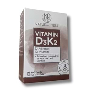 Naturalnest Vitamin D3K2 Damla 10 ml