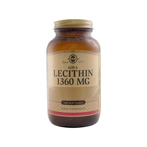 Solgar Lecithin 1360 mg 100 Kapsül