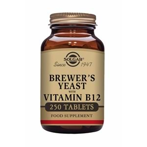 Solgar Brewer's Yeast with Vitamin B12 250 Tablet