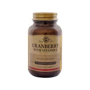 Solgar Cranberry Extract with Vitamin C 60 Kapsül