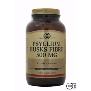 Solgar Psyllium Husk 500 mg 200 Kapsül