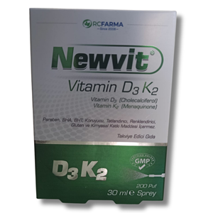Newvit Vitamin D3K2 Sprey 30 ml