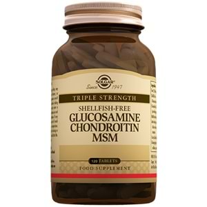 Solgar Glucosamine Chondroitin MSM 120 Tablet