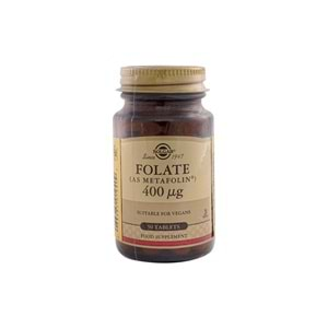 Solgar Folate 400 mg 50 Tablet