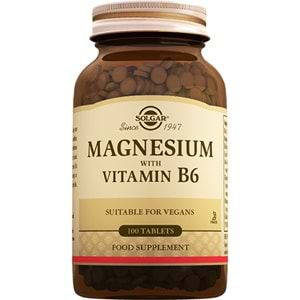 Solgar Magnesium with Vitamin B6 100 Tablet