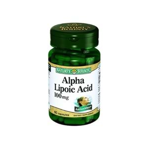 Natures Bounty Alpha Lipoic Acid 100 mg 60 Kapsül