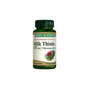 Natures Bounty Milk Thistle 175 mg 50 Kapsül