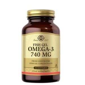 Solgar Omega-3 740 mg 50 Kapsül