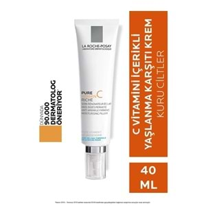 La Roche Posay Redermic C (PS) - Kuru Ciltler İçin Kırışıklık Karşıtı Krem 40 ml