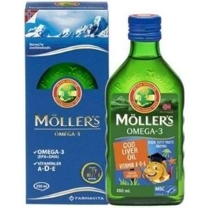 Möllers Omega-3 Balık Yağı Şurubu Tutti Frutti 250 ml