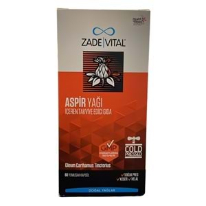 Zade Vital Aspir Yağı 600 mg 60 Kapsül