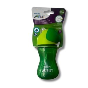 Avent SCF798/01 Desenli Pipetli Bardak 300 ml - Erkek Yeşil