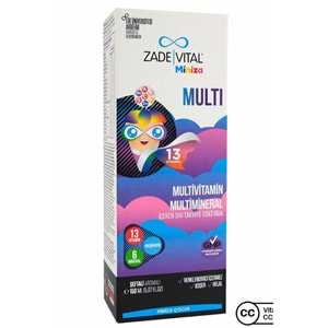 Zade Vital Miniza Multivitamin & Mineral Şurup 150 ml