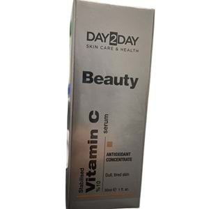 Day2Day Beauty Stabilised Vitamin C %10 Serum 30 ml