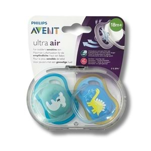 Avent SCF349/11 Ultra Air 18 Ay+ Emzik Erkek 2'li