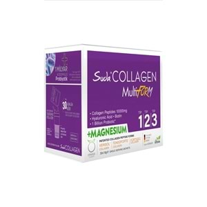 Suda Collagen Multiform Portakallı Magnesium 30 Saşe 15 gr