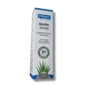 Dr. Wagner Sinofes Strong Hipertonik Burun Spreyi Deniz Suyu 50 ml