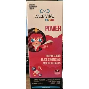 Zade Vital Miniza Power Propolis Çörek Otu Karışımı Şurup 150 ml