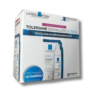 La Roche Posay Toleriane Gel Moussant Adoucissant 150 ml + Toleriane Dermallergo Creme 40 ml