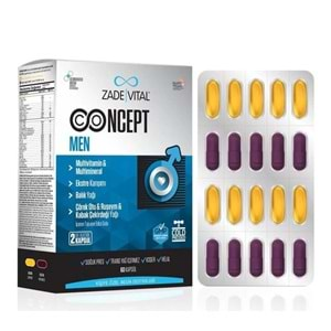 Zade Vital Concept Men 60 Kapsül