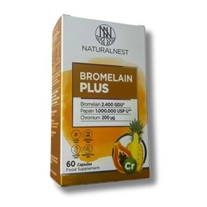 Naturalnest Bromelain Plus 60 Kapsül