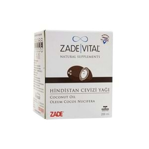 Zade Vital Hindistan Cevizi Yağı 200 ml