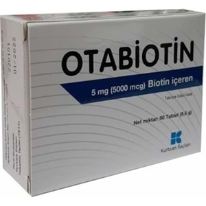 Otabiotin 2.5 mg 60 Tablet