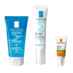 La Roche Posay Yeni Effaclar Tanışma Kiti Jel 50 ml + 15 ml Duo+ M + Yağlı Cilt Güneş Kremi