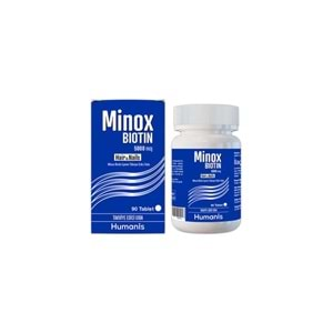 Minox Biotin 5000 mcg 90 Tablet