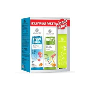 Naturalnest Multy Fish Oil 150 ml + Fishy Syrup Fish Oil 150 ml Matara Hediyeli