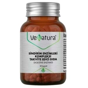 Venatura Sindirim Enzimleri Kompleksi Digestive Enzymes 30 Kapsül