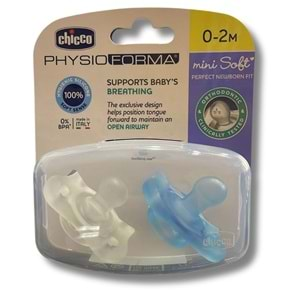 Chicco Physioforma Mini Soft 0-2 Ay Yalancı Emzik Mavi