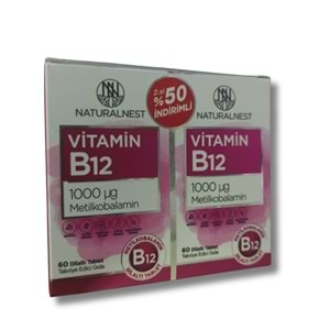 Naturalnest Vitamin B12 60 Tablet - Fırsat Paketi