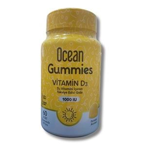 Ocean Gummies Vitamin D3 60 Çiğneme Form