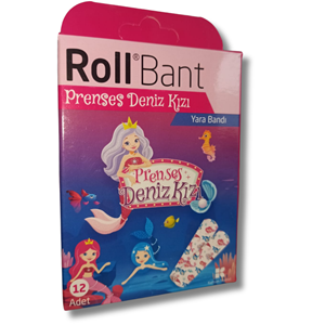 Roll Bant Yara Bandı Prenses Deniz Kızı 12'li