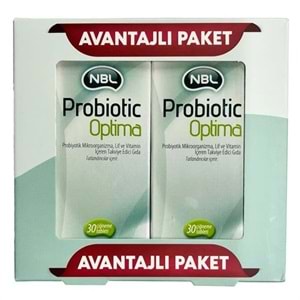 NBL Probiotic Optima 30 Çiğneme Tableti İkili Avantaj Paketi