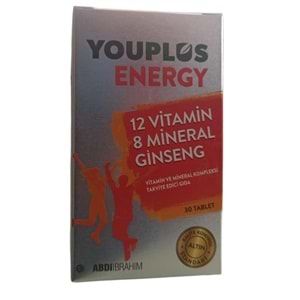 Youplus Energy Vitamin Mineral Kompleksi 30 Tablet