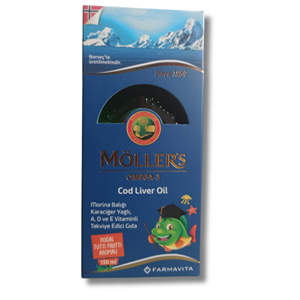 Möller's Omega-3 Balık Yağı Şurubu Tutti Frutti 150 ml