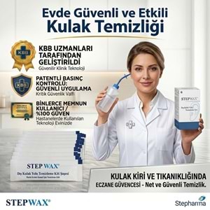 Stepwax Kolay Dış Kulak Yolu Kir Temizleme Seti