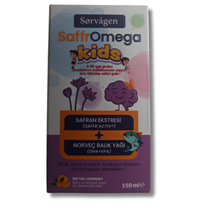 Sorvagen SaffrOmega Kids Safran ve Omega3 150 ml