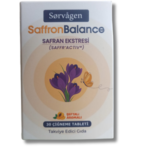 Sorvagen SaffronBalance Safran 30 Çiğneme Tableti